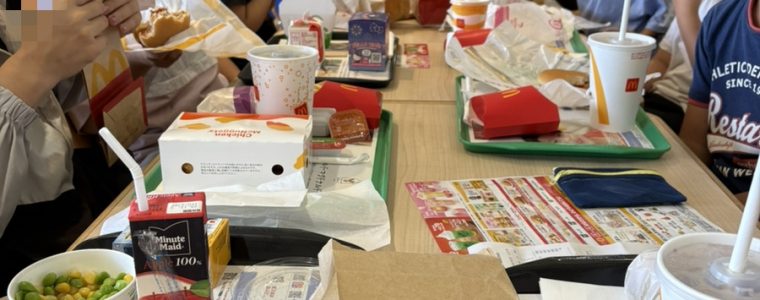 マクドナルド体験．映画鑑賞