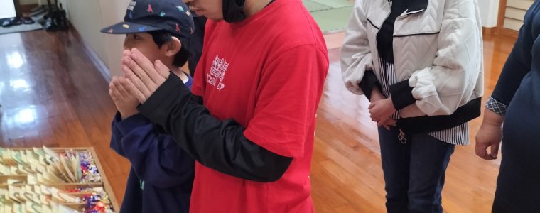 初詣＆大型カルタ