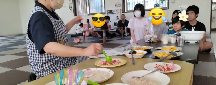 ①ちらし寿司②児童館