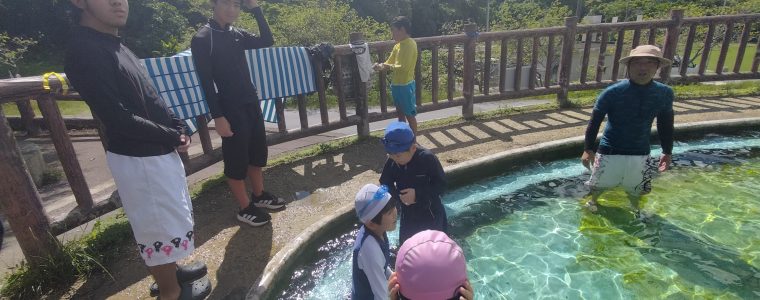 水遊び🏊